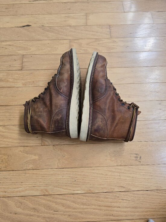 Red Wing | Heritage 1907 Moc \'Copper Rough\' brown leather boots | MENS 10.5
